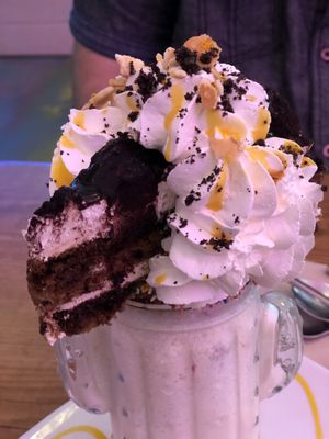 Yummmmy milkshakes at Freedom Cakes Bakery in Madrid