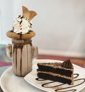 Chocolate cake 🍰  at Freedom Cakes Bakery in Madrid