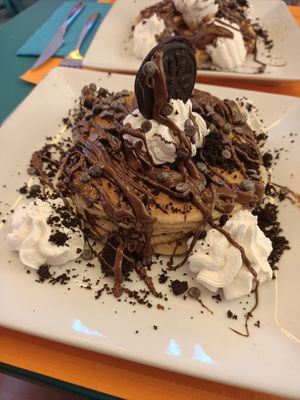 Pancakes at Freedom Cakes Bakery in Madrid