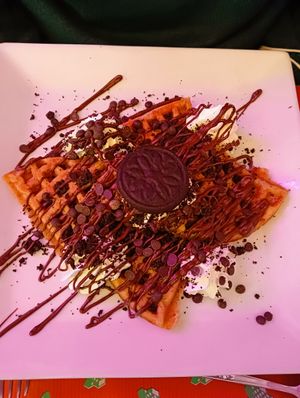 Oreo goffres #Veganuary at Freedom Cakes Bakery in Madrid