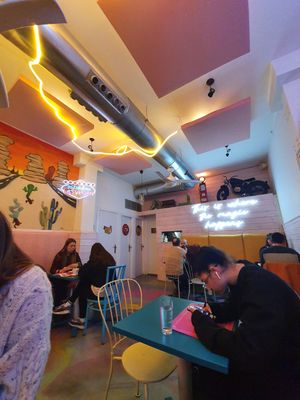 Location at Freedom Cakes Bakery in Madrid