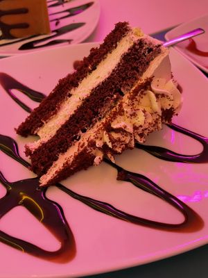 Red velvet  at Freedom Cakes Bakery in Madrid