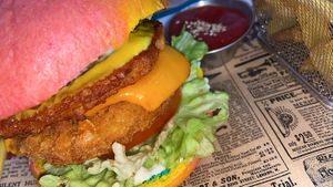 Chicken burger   at Freedom Cakes Bakery in Madrid