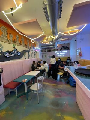 Inside  at Freedom Cakes Bakery in Madrid