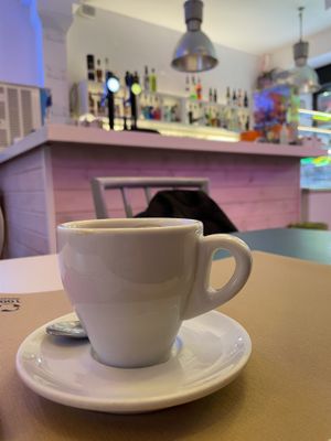 Cofee  at Freedom Cakes Bakery in Madrid