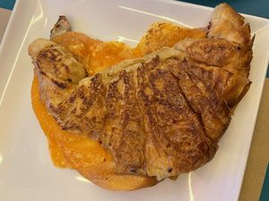 Croissant mixto  at Freedom Cakes Bakery in Madrid