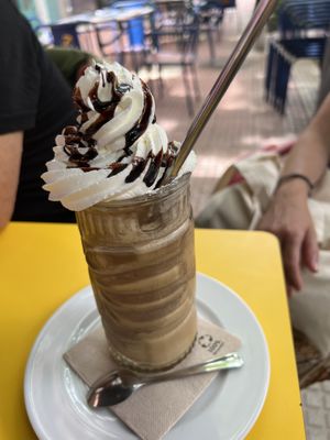 Frappé  at Freedom Cakes Bakery in Madrid