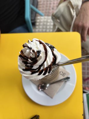 Frappé  at Freedom Cakes Bakery in Madrid