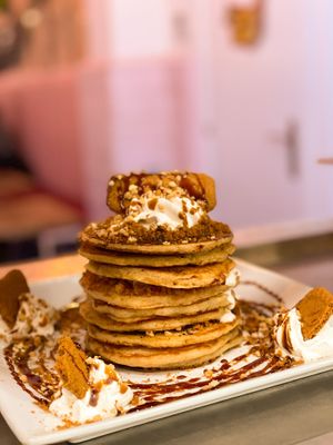 Pancakes at Freedom Cakes Bakery in Madrid