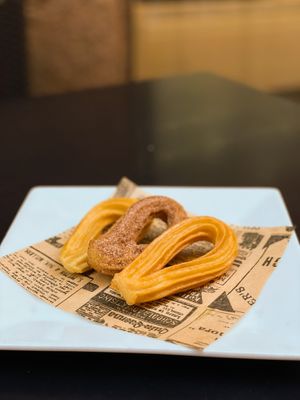 Churros at Freedom Cakes Bakery in Madrid