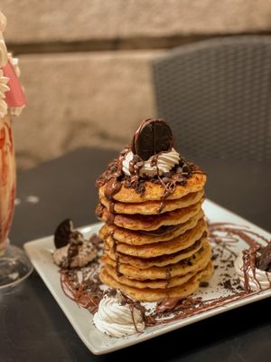 Pancakes at Freedom Cakes Bakery in Madrid