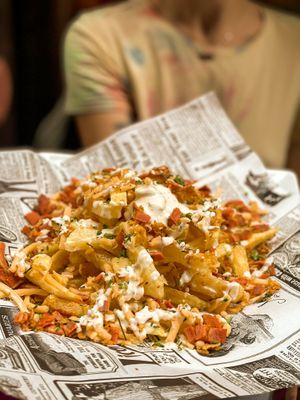 CheeseBacon Fries at Freedom Cakes Bakery in Madrid