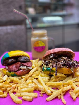 Burgers & Fries at Freedom Cakes Bakery in Madrid