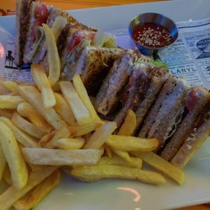 Club Sandwich at Freedom Cakes Bakery in Madrid