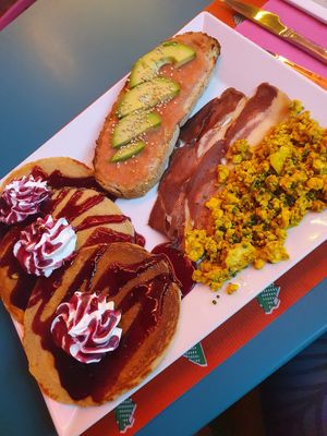 Brunch option 1 at Freedom Cakes Bakery in Madrid