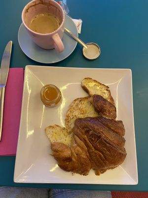 Toasted croissant  at Freedom Cakes Bakery in Madrid