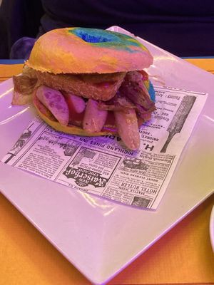 Bagel  at Freedom Cakes Bakery in Madrid