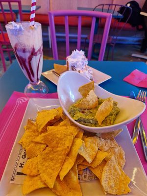 Guacamole at Freedom Cakes Bakery in Madrid
