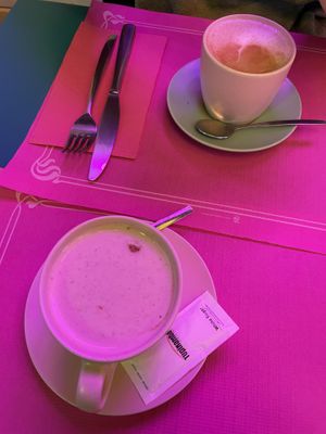 Coffee  at Freedom Cakes Bakery in Madrid