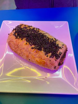 Chocolate croissant at Freedom Cakes Bakery in Madrid