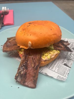 Breakfast Bap   at Freedom Cakes Bakery in Madrid