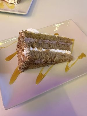 San Marcos cake was the special, and SO good!  at Freedom Cakes Bakery in Madrid