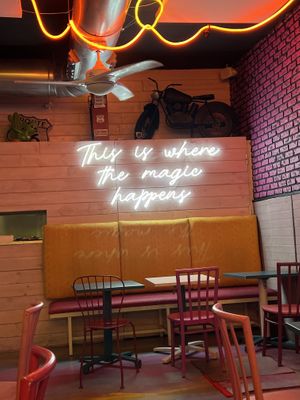 More interior  at Freedom Cakes Bakery in Madrid