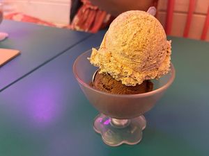 Lotus (on Top) Nutella (Below) at Freedom Cakes Bakery in Madrid
