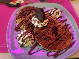 Pancakes at Freedom Cakes Bakery in Madrid