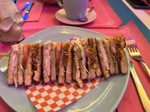 Club sandwich   at Freedom Cakes Bakery in Madrid
