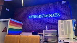   at Freedom Cakes Bakery in Madrid