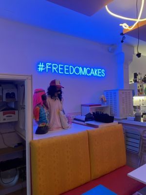   at Freedom Cakes Bakery in Madrid