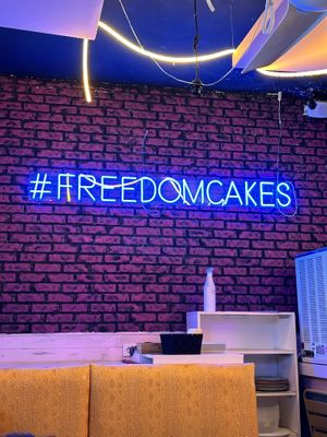   at Freedom Cakes Bakery in Madrid