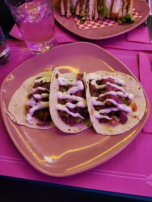 Tacos at Freedom Cakes Bakery in Madrid