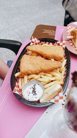 no fish con papas  at Freedom Cakes Bakery in Madrid