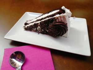 Guinness cake at Freedom Cakes Bakery in Madrid