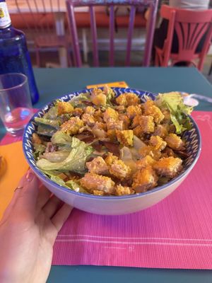 Caesar salad  at Freedom Cakes Bakery in Madrid