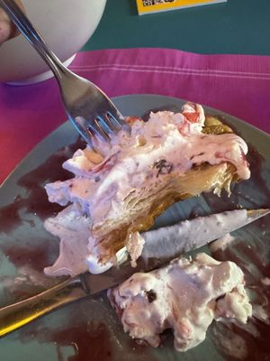 Dentro del cronut  at Freedom Cakes Bakery in Madrid