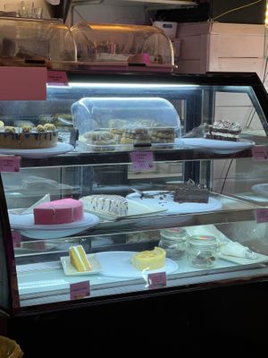Selection of sweets   at Freedom Cakes Bakery in Madrid