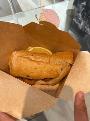Bocadillo de calamares at Freedom Cakes Bakery in Madrid