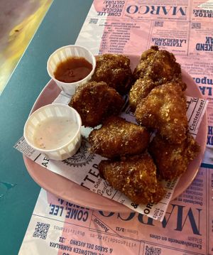 Cauliwings  at Freedom Cakes Bakery in Madrid