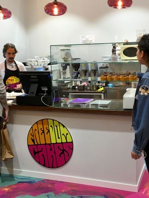 Warm and welcoming! at Freedom Cakes Bakery in Madrid