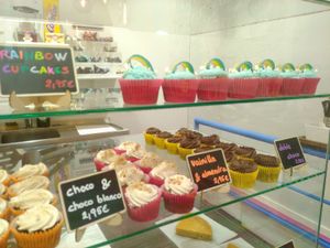 Cupcakes at Freedom Cakes Bakery in Madrid