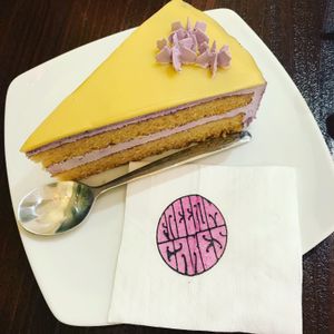 Passion fruit cake  at Freedom Cakes Bakery in Madrid
