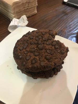 Monster cookie sandwich at Freedom Cakes Bakery in Madrid