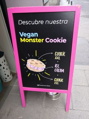 Vegan Monster Cookie at Freedom Cakes Bakery in Madrid