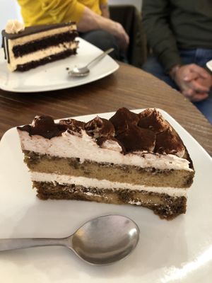 tiramisu cake! very good  at Freedom Cakes Bakery in Madrid