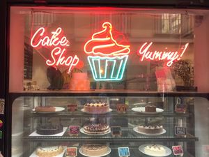 . at Freedom Cakes Bakery in Madrid