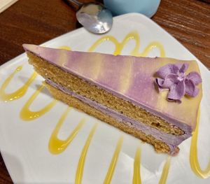 Passion fruit cake 🍰  at Freedom Cakes Bakery in Madrid