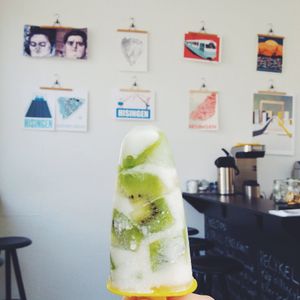 Yummy popsicle!  at Llama Lloyd in Gothenburg